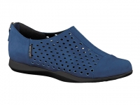 Chaussure mephisto velcro modele clemence bleu electrique